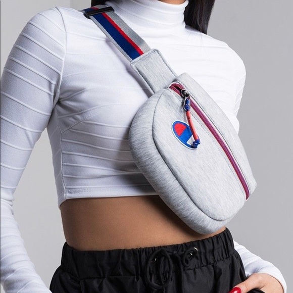 champion attribute 2.0 black fanny pack